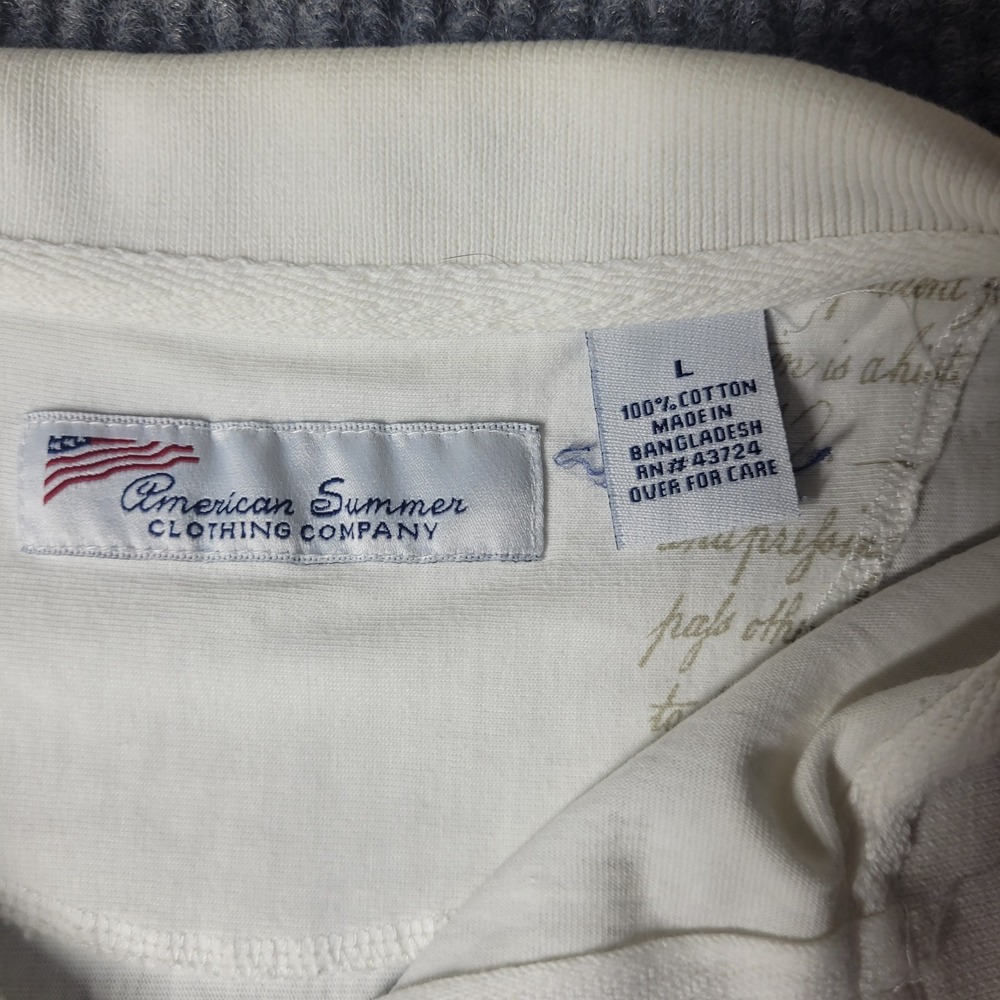 American Summer Polo Shirt American Flag Declaration Of Independence AOP Large - Picture 2 of 4